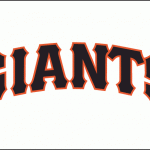 Giants lettering from 1994-1999